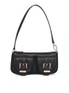 Michael Kors Zoe Sm Convertible Pouchette In Black