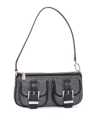 Michael Kors Sm Conv Pouchette In Black