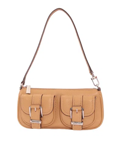 Michael Kors Sm Conv Pouchette In Brown