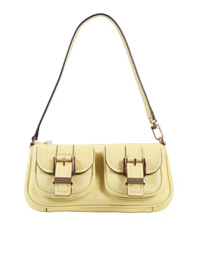 Michael Kors Sm Conv Pouchette In Yellow