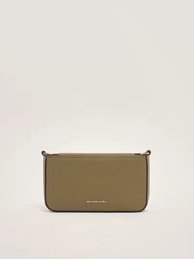Michael Kors Sm Conv Xbody Pouchette Clutch In Brown
