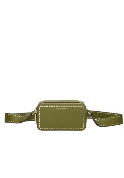 Michael Kors Sm Dbl Zp Camra Xbody Woman  32t4gj6c1l-334 Green