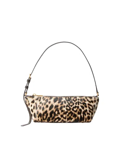 Michael Kors Sm Ew Pouchette In Brown