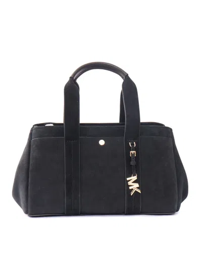 Michael Kors Sm Ew Satchel Bag In Black