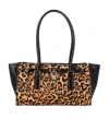 Michael Kors Sm Ew Shoulder Tote 30f5gnxt0h-706 In Animal Print