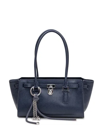 Michael Kors Sm Ew Shoulder Tote In Blue