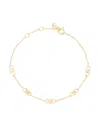 Michael Kors Small Astor Link Bracelet In Gold