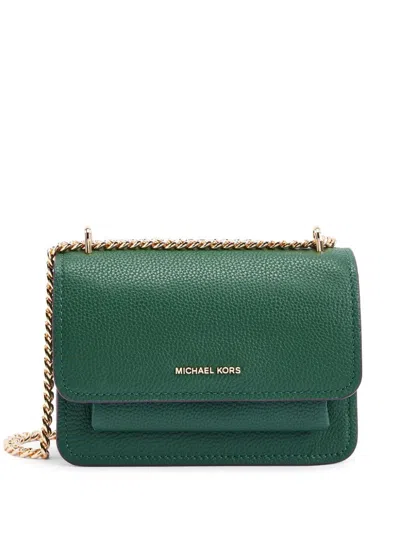 Michael Kors Small Claire Crossbody Bag In Green