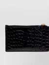 Michael Kors Small Croc Texture Zip Card Holder