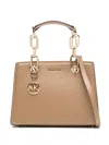 Michael Kors Small Cynthia Satchel In 褐色