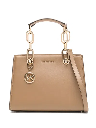 Michael Kors Small Cynthia Satchel In 褐色