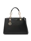 Michael Kors Small Cynthia Tote Bag In Schwarz