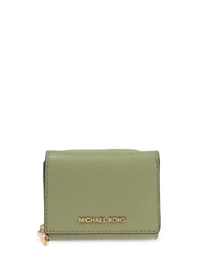 Michael Kors Small Empire Wallet In Green