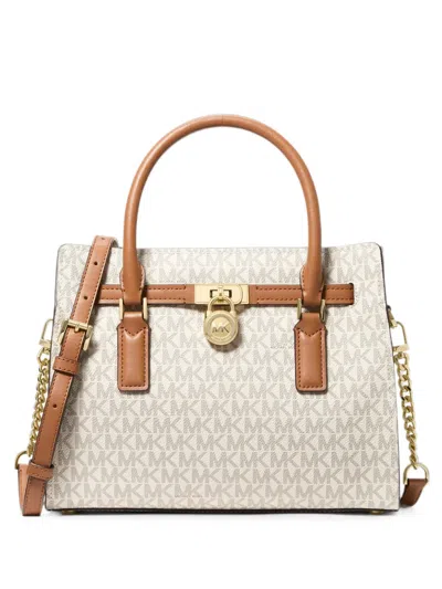 Michael Kors Small Hamilton Moderne Monogram-print Tote Bag In Multi