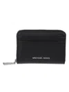 Michael Kors Small Jet Set Coin Card Case In Black