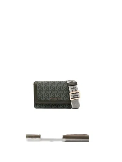 Michael Kors Small Jet Set Crossbody Bag In Green