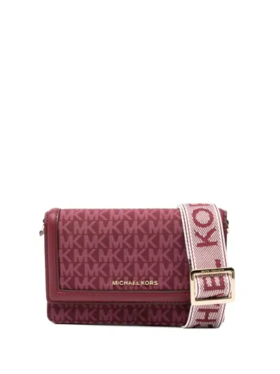Michael Kors Small Jet Set Crossbody Bag In Red
