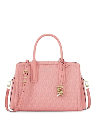 Michael Kors Small Laila Satchel Bag In Rosa