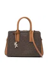 Michael Kors Small Laila Satchel In Braun