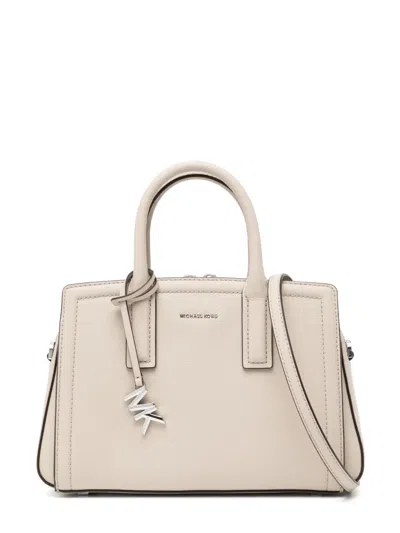 Michael Kors Small Laila Satchel In Neutrals