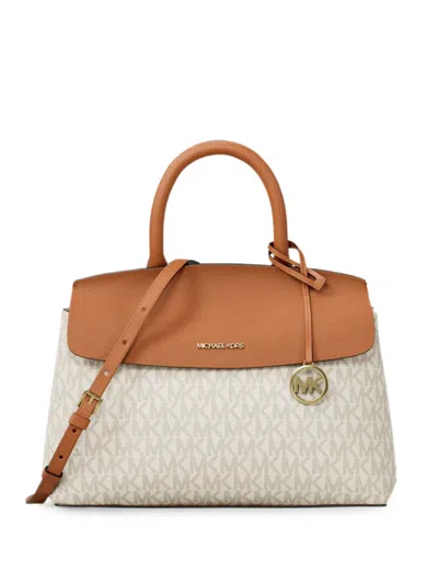 Michael Kors Small Landry Satchel Bag In Nude