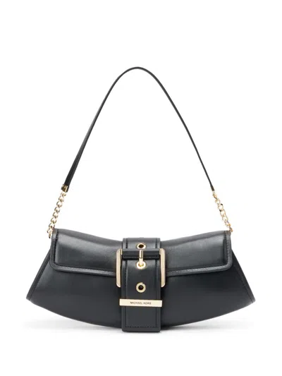 Michael Kors Small Leather Clutch Bag In Black