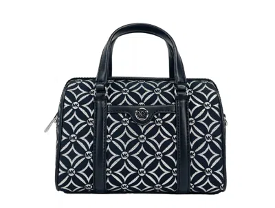 Michael Kors Small Leather Duffle Crossbody Bag Black In Multi