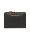 Michael Kors Md Snap Coin Billfold In Black