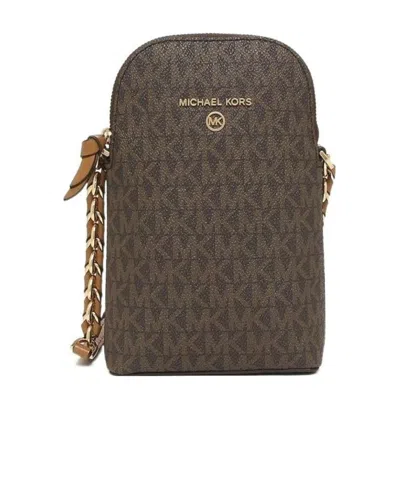 Michael Kors Small Logo-print Crossbody Bag In Multicolor