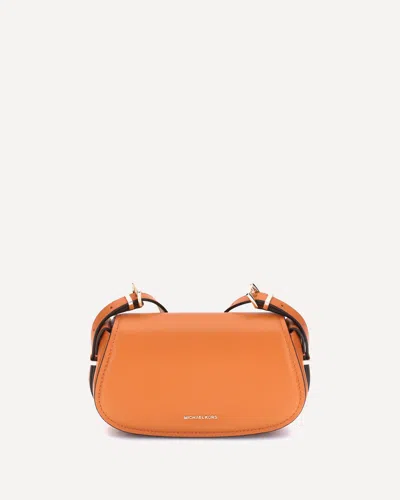 Michael Kors Small Lydia Shoulder Bag In Orange