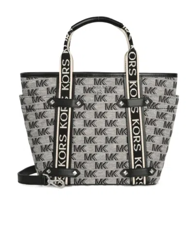 Michael Kors Small Maeve Logo Handbag In Gray
