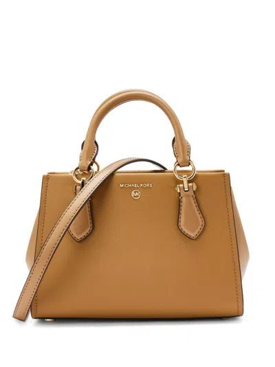 Michael Kors Marilyn Medium Satchel Bag In 褐色