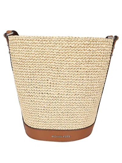 Michael Kors Small Open Top Townsend Bucket Bag In Brown
