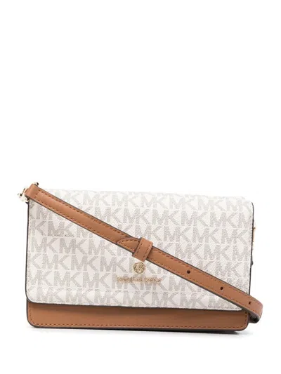 Michael Kors Small Phone Crossbody In Brown