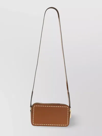 Michael Kors Small Rectangular Camera Bag In Brown
