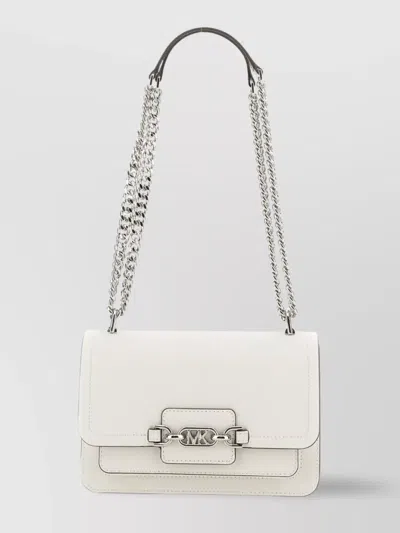Michael Kors Small Rectangular Shoulder Bag In White