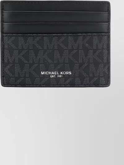 Michael Kors Small Wallet With Logo Print And Stitching