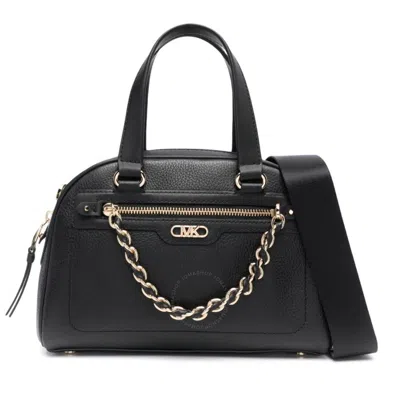 Michael Kors Small Williamsburg Leather Satchel In Black