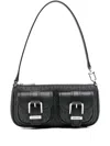 Michael Kors Zoe Small Convertible Pochette In Black