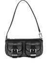 Michael Kors Versatile Shoulder Bag Adjustable Strap In Black