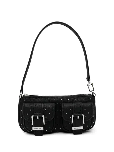 Michael Kors Small Zoe Shoulder Bag In Black