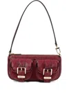 Michael Kors Small Zoe Shoulder Bag In Red
