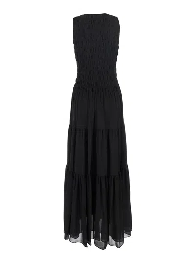 MICHAEL KORS SMOCKED TANK DRESS