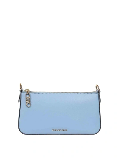 Michael Kors Smooth Leather Bag In Blue