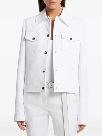 Michael Kors Snap-button Jacket In Neutral