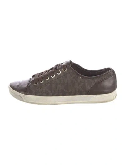 Pre-owned Michael Kors Sneakers In Brown