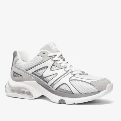 Michael Kors Sneakers In Gray/white