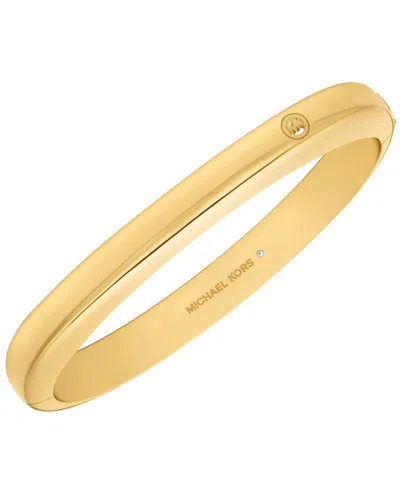 Michael Kors Soft Square Bangle Bracelet In Gold