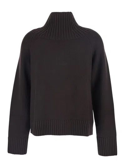 Michael Kors Solid Tnk Easy Sweater In Brown