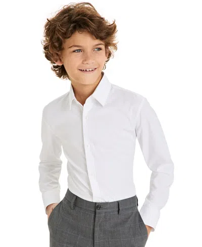 MICHAEL KORS BIG BOYS PERFORMANCE STRETCH BUTTON DOWN DRESS SHIRT